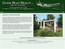 Tablet Screenshot of guideboatrealty.com